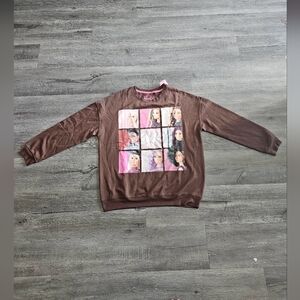 NWT Barbie multicultural brown sweatshirt women size medium